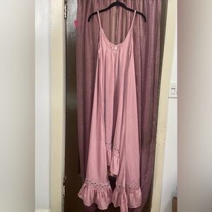 Free People Intimately Amor Amor Pink Maxi Dress